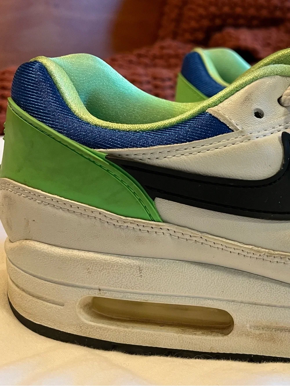 Nike Air Max 1 DNA | 9.5 | Huarache Green Royal AR3863-100